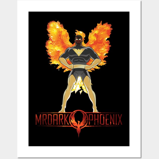 MrDarkPhoenix Black and Gold Wall Art by MrDarkPhoenix Geek Stop